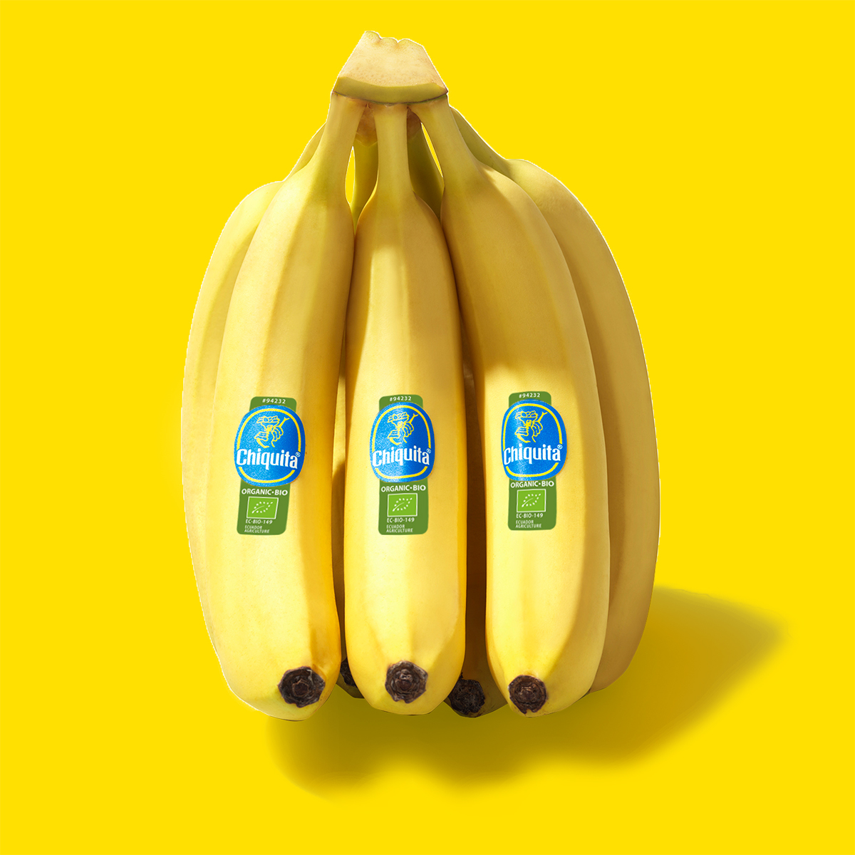 Kies een organische natuurlijke Chiquita | met smaak biologisch bananen en
