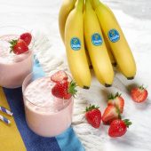 Snelle smoothie met aardbei en Chiquita-banaan