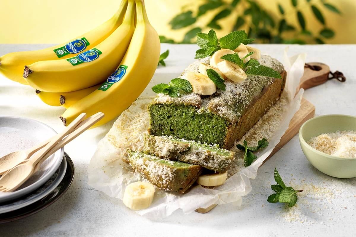 Veganistisch pandanbrood met Chiquita-bananen