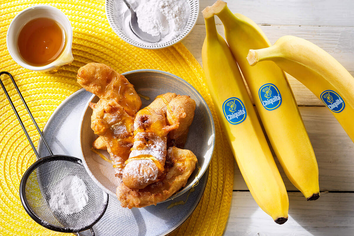 Gemakkelijk gefrituurde Chiquita bananen