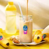 Wat eten voor sporten: Warming-up shake met pindakaas en Chiquita banaan