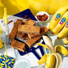 Wat eten voor sporten: Eiwitrepen van Chiquita bananenbrood