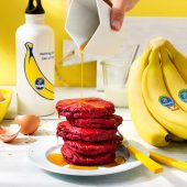 Wat eten na sporten: Sumosquat Chiquita bieten-bananenpannenkoekjes