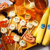 Halloweenpoppetjes van Chiquita bananen