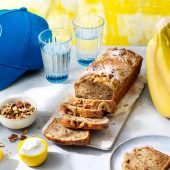 Eenvoudig brood van overgebleven Chiquita bananen