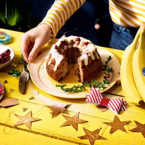 Smeuïg kerst bananenbrood van Chiquita