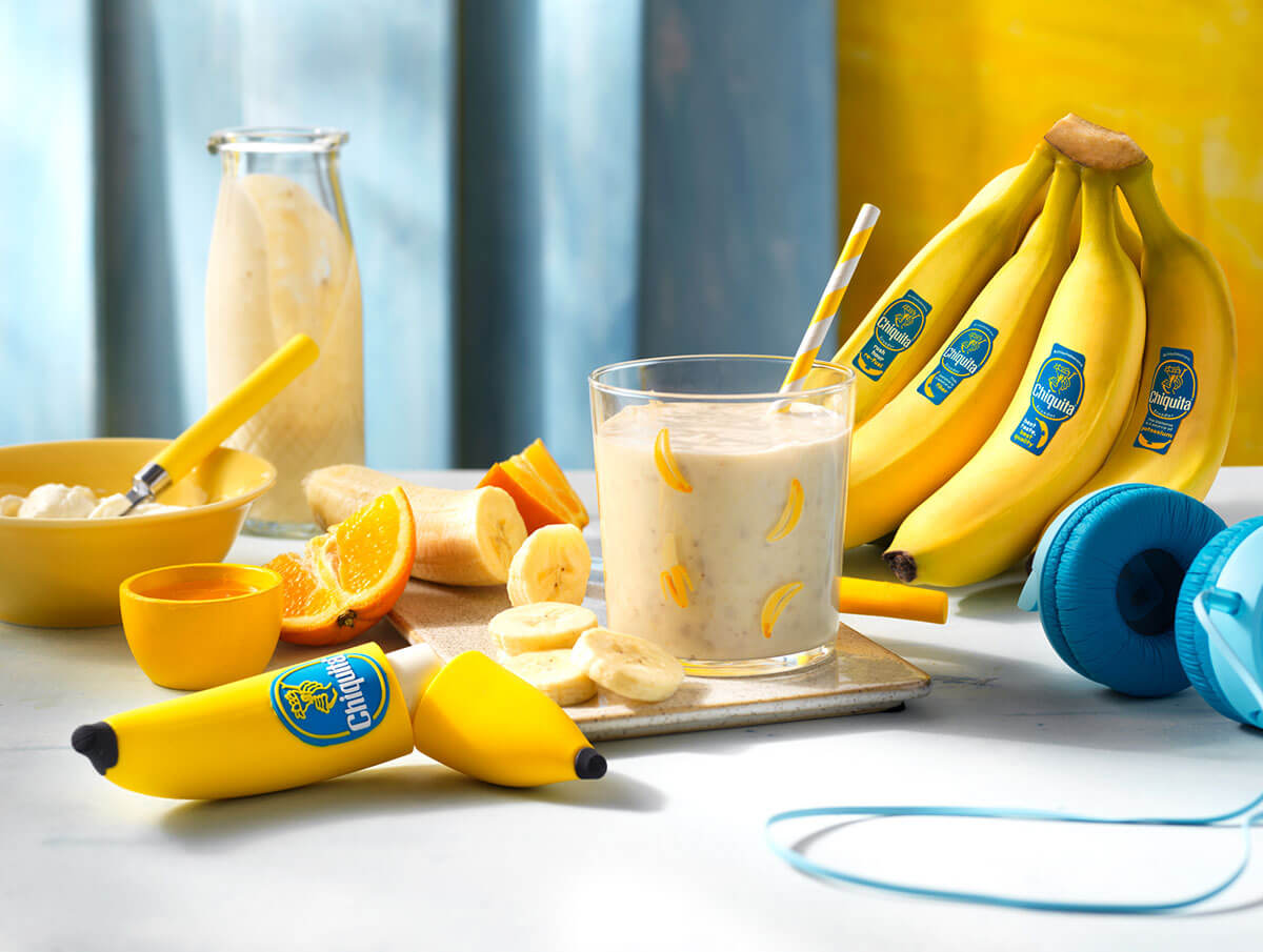 Chiquita bananensmoothie met sinaasappel en honing