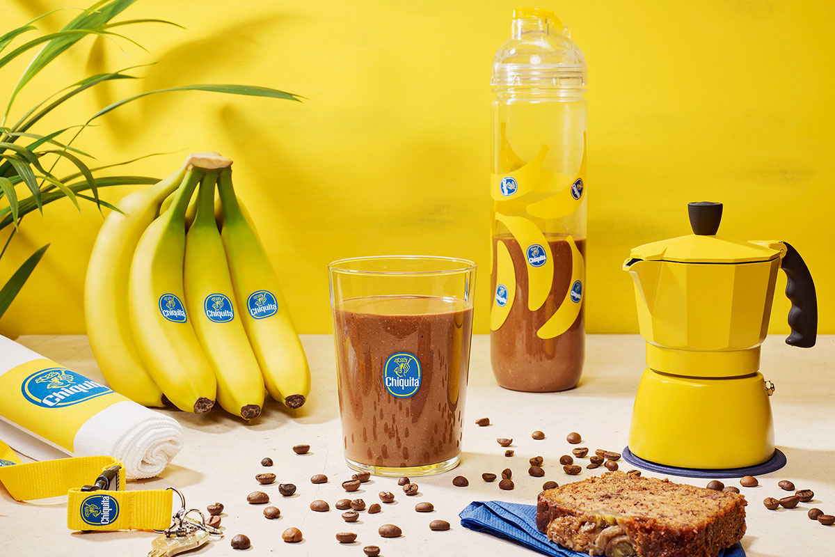 Work-out eiwitshake banaan en mokka van Chiquita |