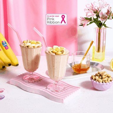 Chiquita banaan en cashewshake met citroen