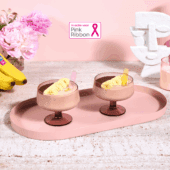 Romig dessert van Chiquita banaan en yoghurt