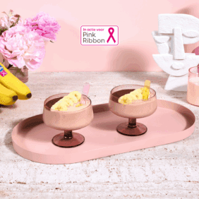 Romig dessert van Chiquita banaan en yoghurt