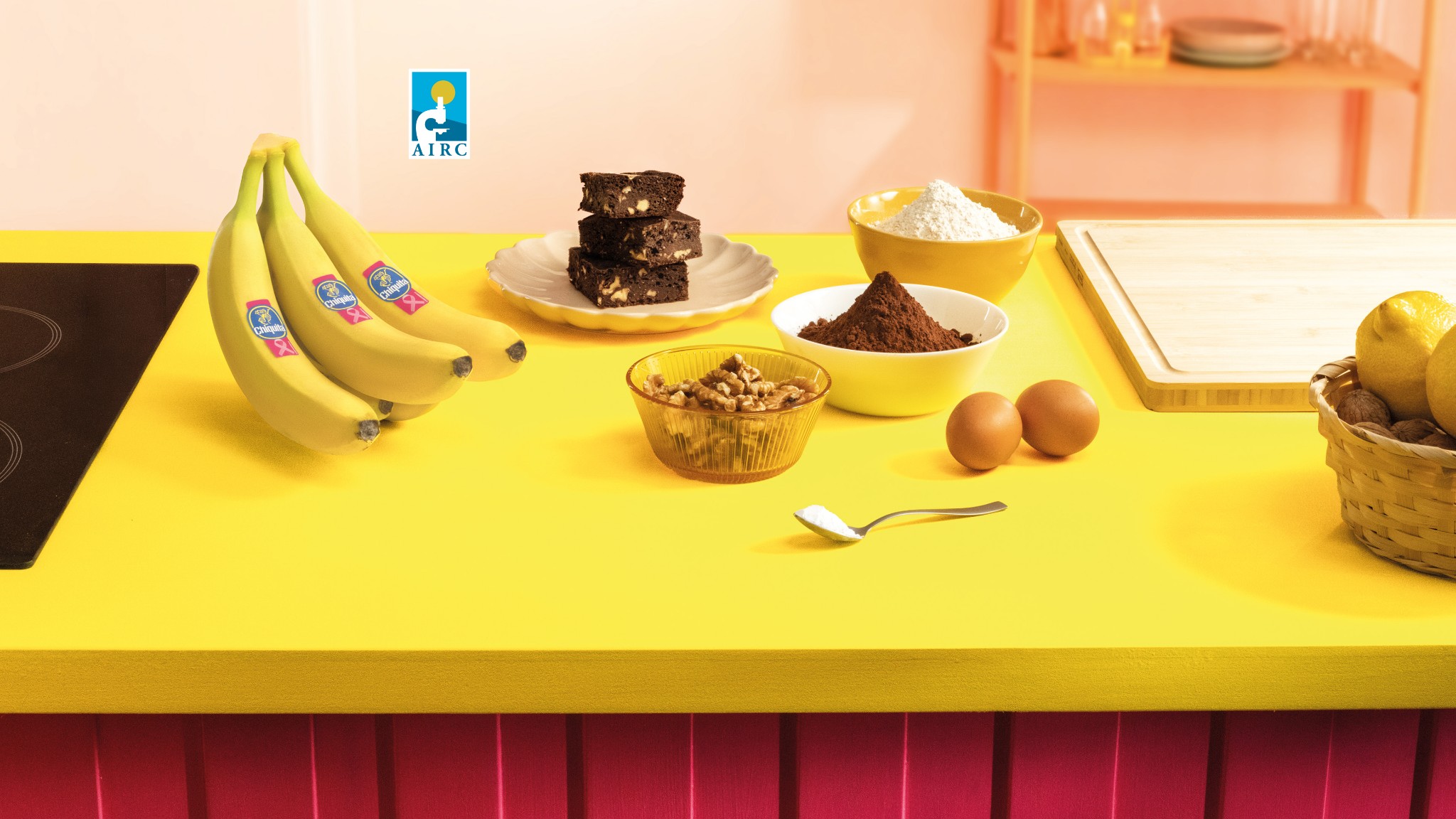 Chiquita Banana & Brownies met Ongezoete Cacao